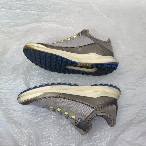 ECCO CORE Mesh Golf Spikeless Gray and Blue Athletic Men’s Sneakers Size 8 8.5 - Picture 6 of 13